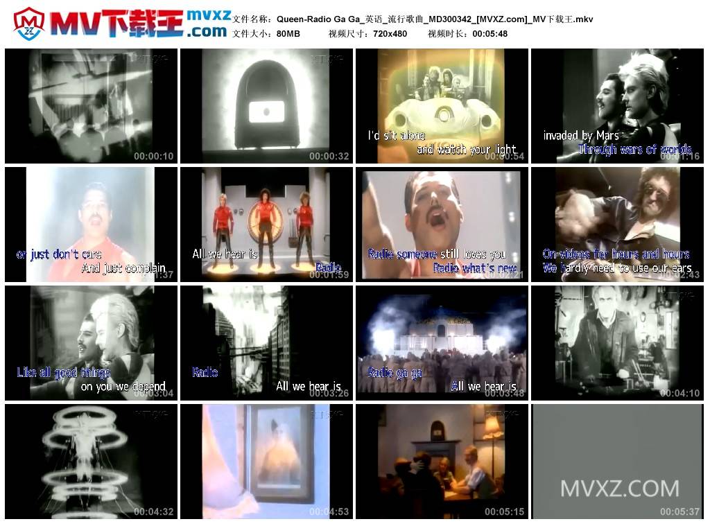 Queen-Radio Ga Ga_英语_流行歌曲_MD300342